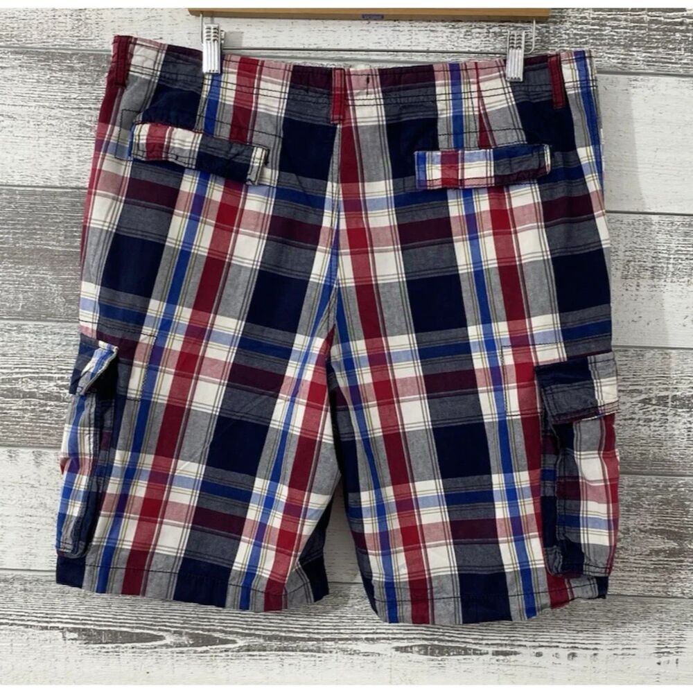 OP Cargo Short 100% Cotton Golf Preppy Men's Size 38 Y2K - Picture 3 of 9